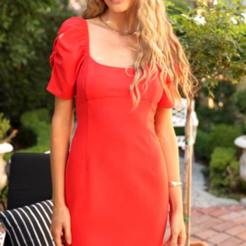 Adelyn Rae Red dress, size Large